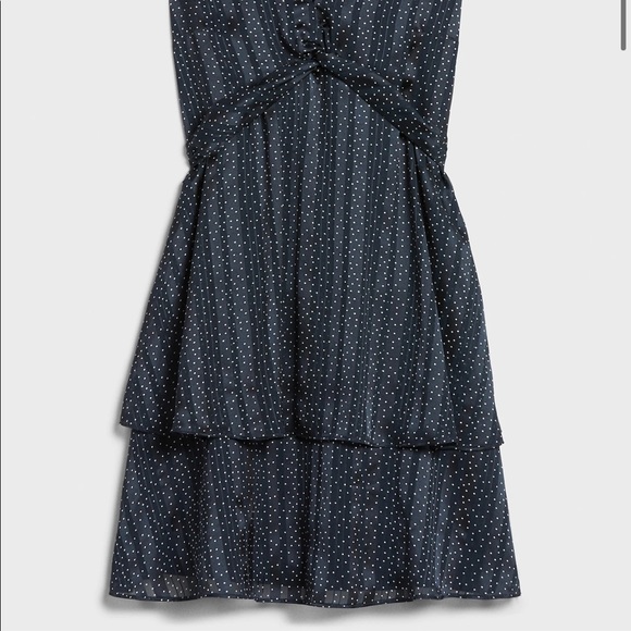 Banana Republic Factory Ruffle Fit-and-Flare Dress - Picture 2 of 6